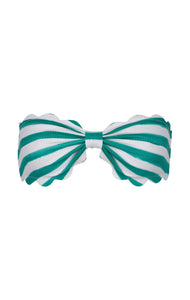 Antibes Top in Dunmore Turquoise Stripe