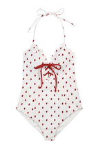 Broadway Tie Maillot in Coconut Print