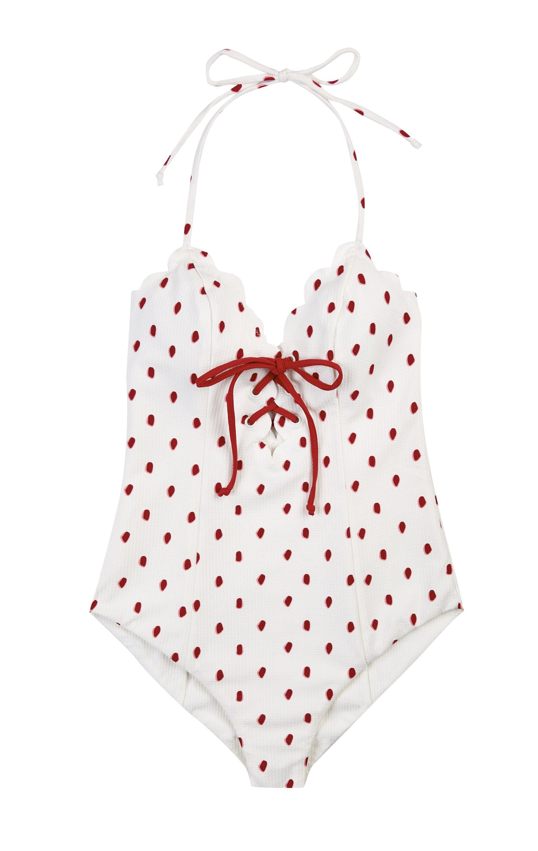 Broadway Tie Maillot in Coconut Print