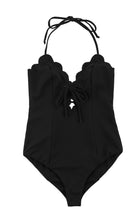 Broadway Tie Maillot in Black