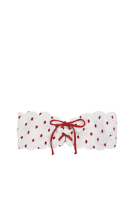 Antibes Tie Top in Coconut Print