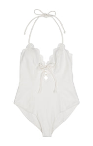 Broadway Tie Maillot in Coconut